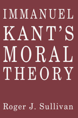 Cover of Immanuel Kant's Moral Theory