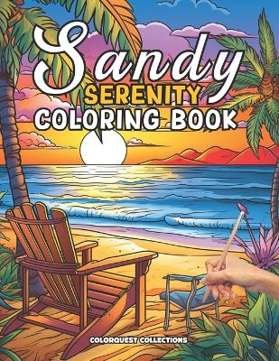 Book cover for Sandy Serenity Coloring Book