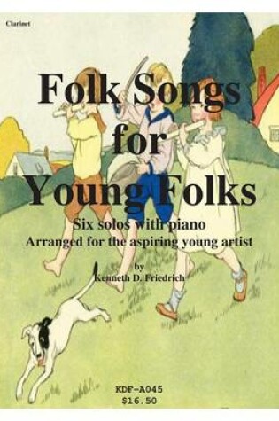 Cover of Folk Songs for Young Folks - clarinet and piano