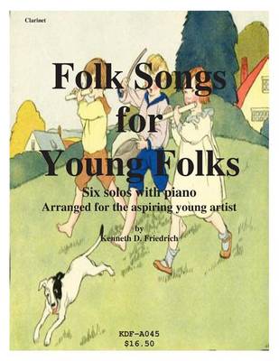 Book cover for Folk Songs for Young Folks - clarinet and piano