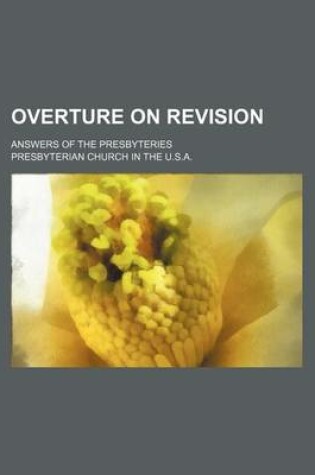 Cover of Overture on Revision; Answers of the Presbyteries