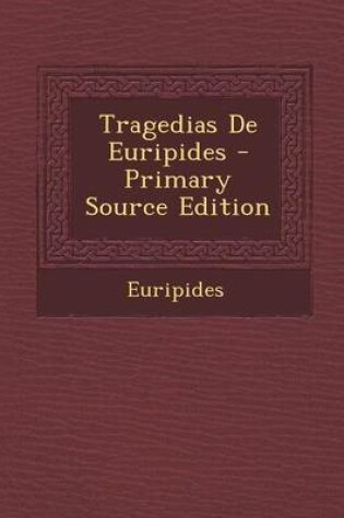 Cover of Tragedias de Euripides