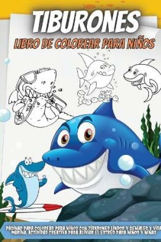 Cover of Tiburones Libro De Colorear Para Ni�os