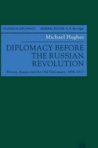 Cover of Diplomacy Before the Russian Revolution