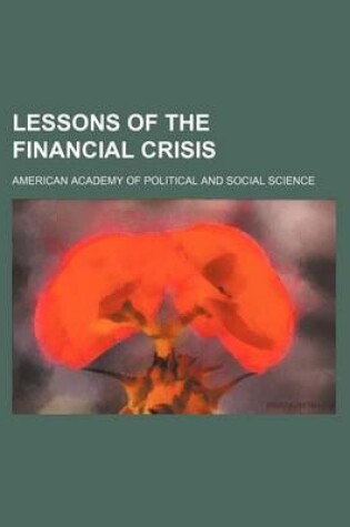 Cover of Lessons of the Financial Crisis