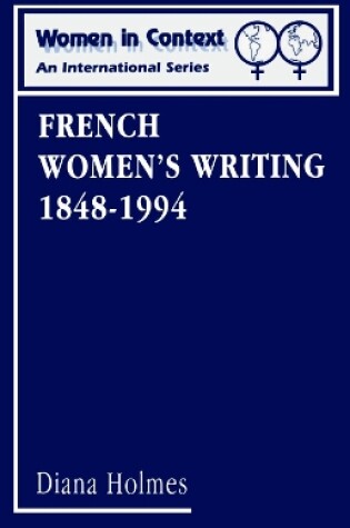 Cover of French Women's Writing 1848-1994