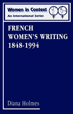 Book cover for French Women's Writing 1848-1994