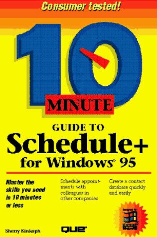 Cover of 10 Minute Guide to Schedule Plus