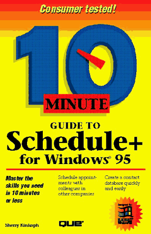 Book cover for 10 Minute Guide to Schedule Plus