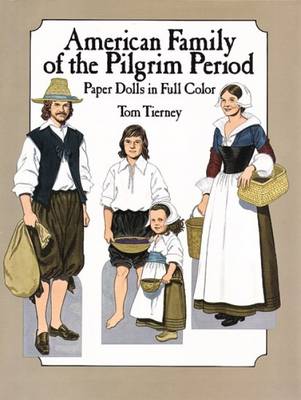 Book cover for American Family of the Pilgrim Period Paper Dolls in Full Colour