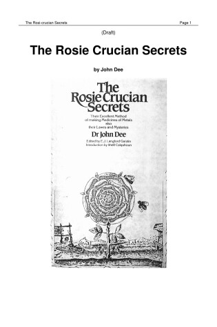 Cover of Rosicrucian Secrets