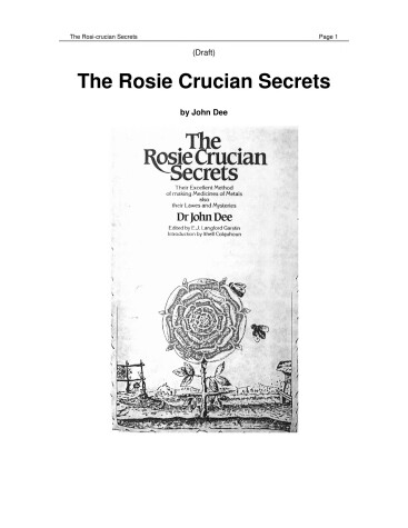 Book cover for Rosicrucian Secrets