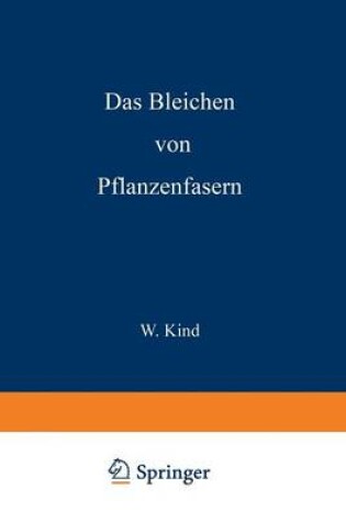 Cover of Das Bleichen der Pflanzenfasern