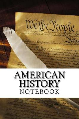 Book cover for American History Notebook