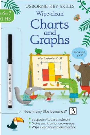 Cover of Wipe-Clean Charts & Graphs 6-7