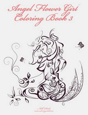 Book cover for Angel Flower Girl Coloring Book 3