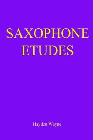 Cover of Saxophone Etudes