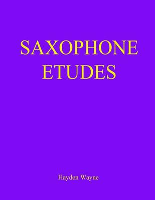 Book cover for Saxophone Etudes