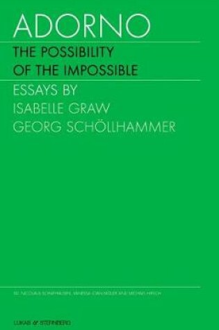 Cover of Adorno - The Possibility of the Impossible