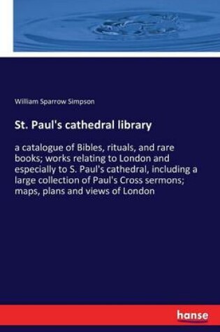 Cover of St. Paul's cathedral library