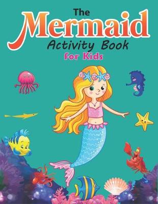 Book cover for Mermaid Coloring Book for Kids Ages 4-8