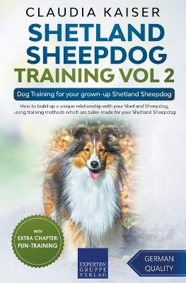 Book cover for Shetland Sheepdog Training Vol 2 - Dog Training for your grown-up Shetland Sheepdog