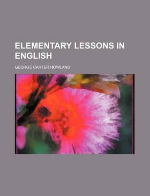 Book cover for Elementary Lessons in English