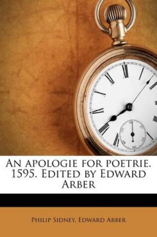 Cover of An Apologie for Poetrie. 1595. Edited by Edward Arber