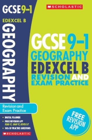 Cover of Geography Revision and Exam Practice Book for Edexcel B