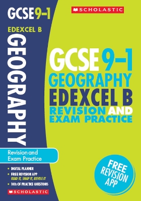 Cover of Geography Revision and Exam Practice Book for Edexcel B