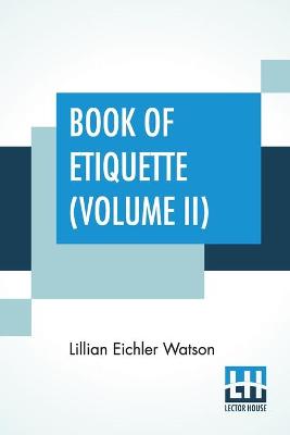 Book cover for Book Of Etiquette (Volume II)