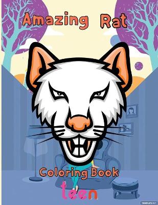 Book cover for Amazing Rat Coloring book teen