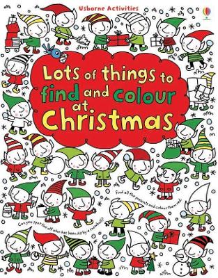 Book cover for Lots of things to Find and Colour at Christmas