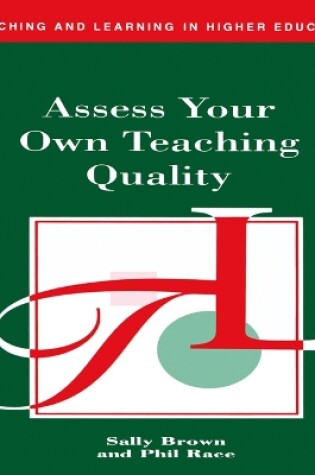 Cover of Assess Your Own Teaching Quality