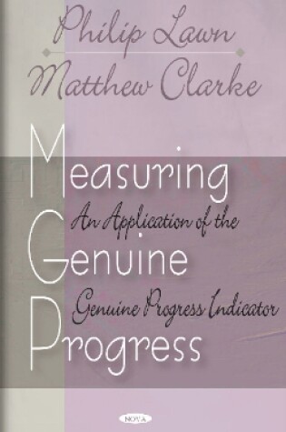 Cover of Measuring Genuine Progress