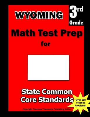 Book cover for Wyoming 3rd Grade Math Test Prep