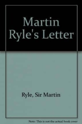 Cover of Martin Ryle's Letter