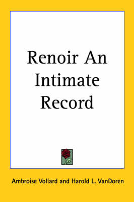 Book cover for Renoir an Intimate Record