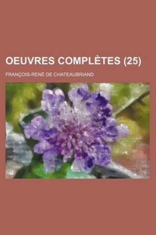 Cover of Oeuvres Completes (25)