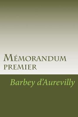 Book cover for Memorandum premier