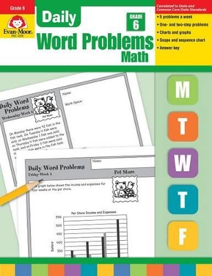 Cover of Daily Word Problems Grade 6+