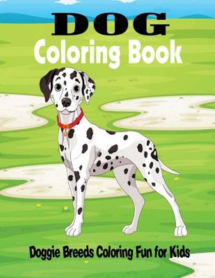 Book cover for Dog Coloring Book