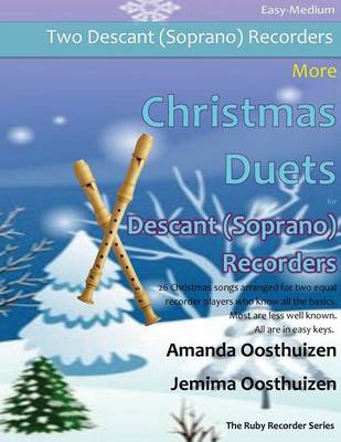 Book cover for More Christmas Duets for Descant (Soprano) Recorder