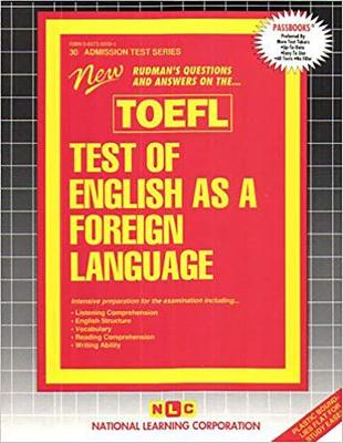 Book cover for TEST OF ENGLISH AS A FOREIGN LANGUAGE (TOEFL)