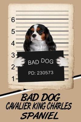 Book cover for Bad Dog Cavalier King Charles Spaniel