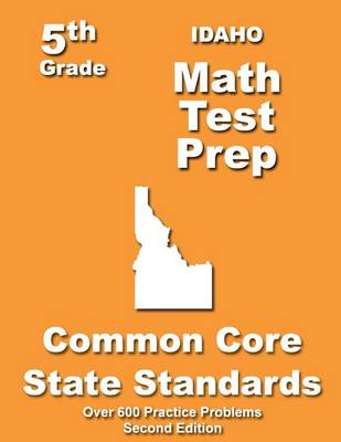 Book cover for Idaho 5th Grade Math Test Prep