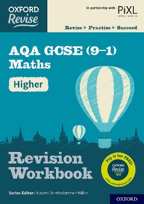 Book cover for Oxford Revise: AQA GCSE (9-1) Maths Higher Revision Workbook