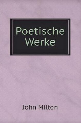 Cover of Poetische Werke