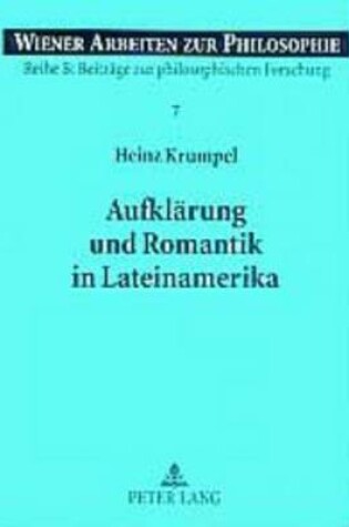 Cover of Aufklaerung Und Romantik in Lateinamerika