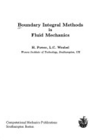Cover of Boundary Element Methods in Fluid Dynamics